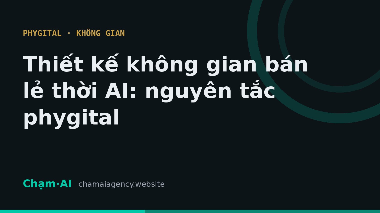 Ảnh bìa: Thiết kế không gian bán lẻ thời AI - Chạm AI