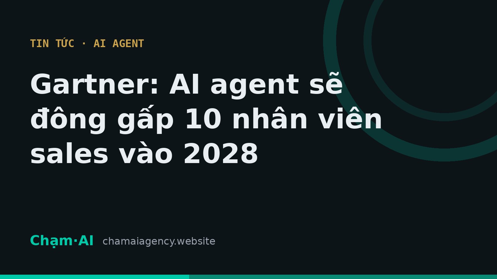 Cover: Gartner predicts AI agents will outnumber salespeople 10 to 1 by 2028