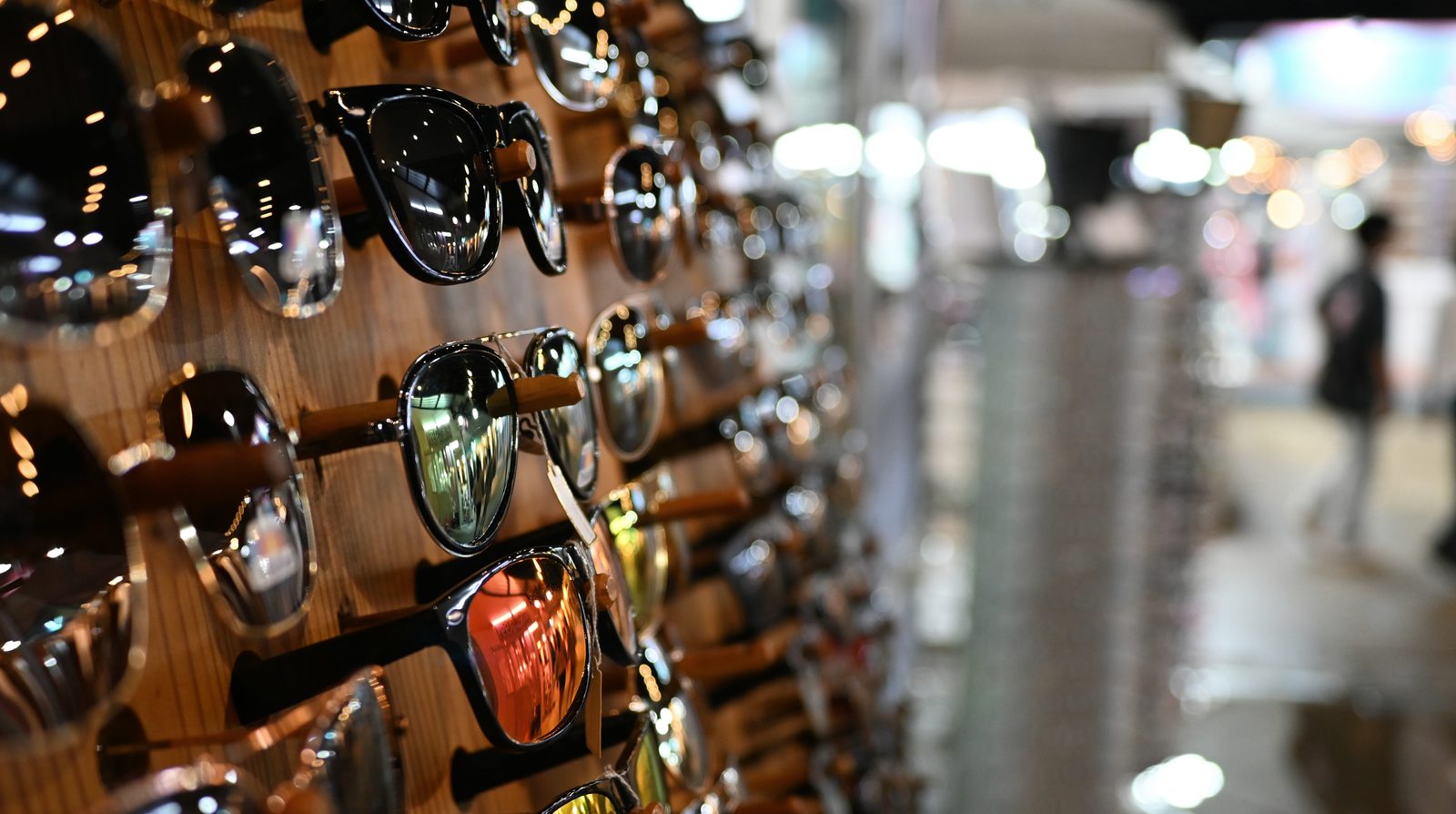 A product display inside a retail store