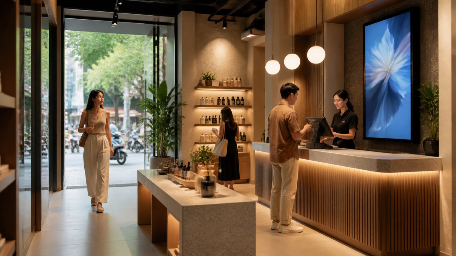 Hình minh họa riêng cho bài Phong thủy cửa hàng: lối vào, quầy thu ngân, ánh sáng