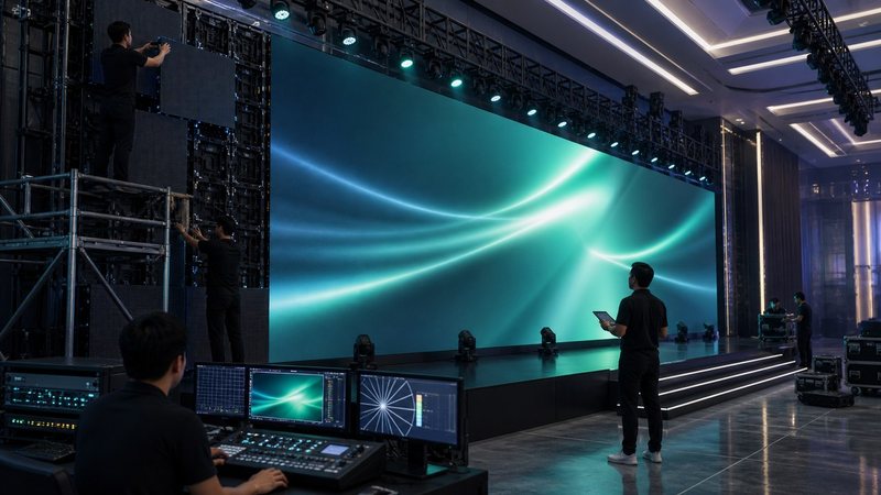 Cho thuê màn hình LED sự kiện TPHCM: bảng giá 2026